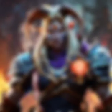 Themes Behind the Names An intricate design illustrating the thematic elements of character names