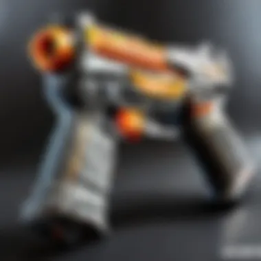 Close-up of Call of Duty Nerf gun packaging highlighting branding and marketing strategies