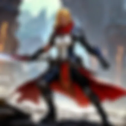 Rogue in Action: Unleashing Damage Dynamic battle scene showcasing a Rogue in action during an FFXIV raid.