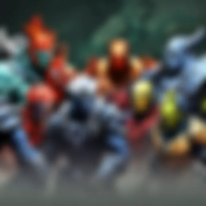 Strategic team positioning in Dota