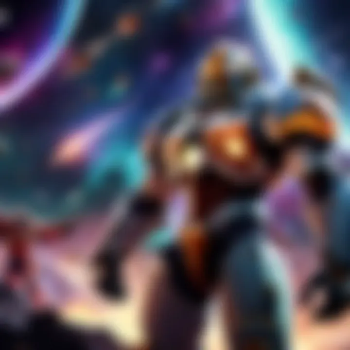 An adrenaline-pumping space battle among galaxies