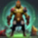 An analytical framework depicting various hero weaknesses in Dota