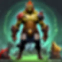 An analytical framework depicting various hero weaknesses in Dota