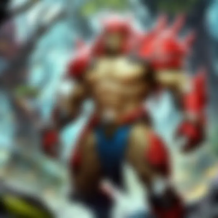 Mobile card game battle strategy