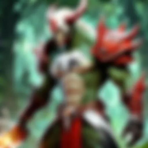 Digital card game with magical creatures