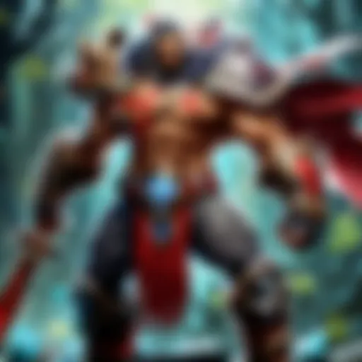 Mystical Champion in Battle