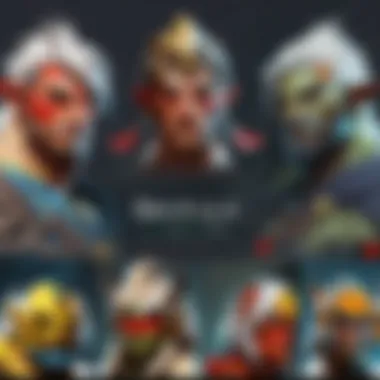 Illustration showcasing the evolution of hero guides in the Dota community