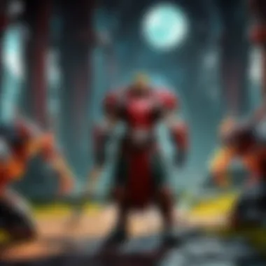 Fantasy Characters in Digital Landscape