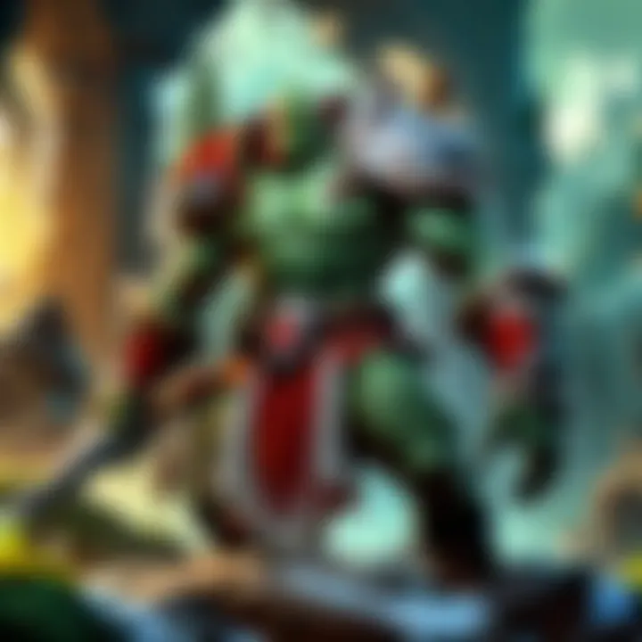 Immersive Fantasy Realms Fantasy role-playing game on MacBook