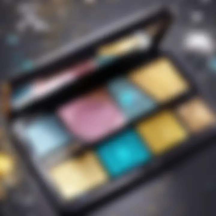 Sparkle and Shine: Diamond Dust Eyeshadow Palette Opulent Diamond-infused Eyeshadow Palette