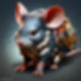 Fantasy-inspired MMO mouse design