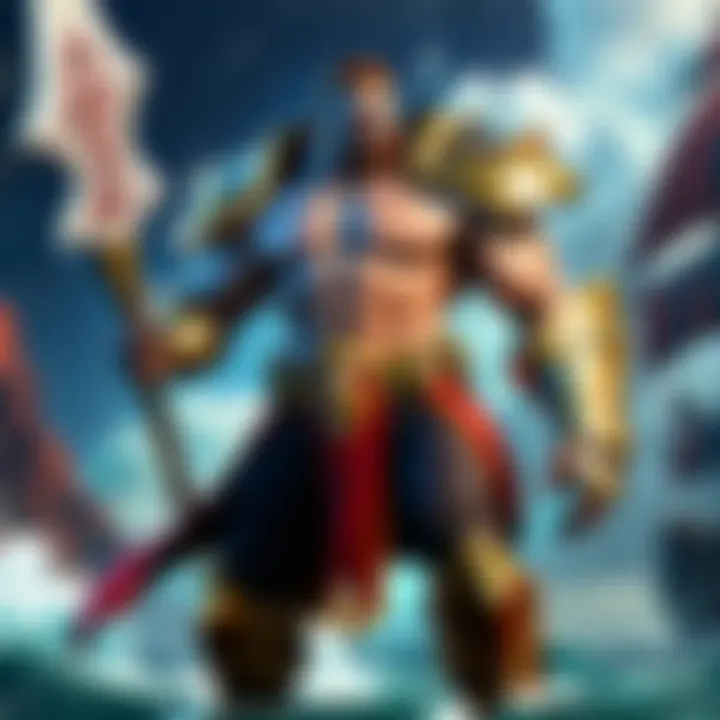 Titanic Warrior Dominance Titanic Warrior in the midst of battle