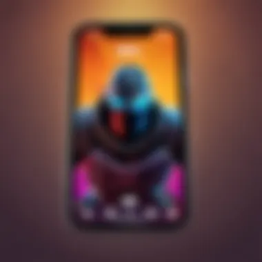 Sleek Fortnite app icon on Apple phone screen