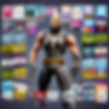 Fortnite Gameplay Featuring V-Bucks Interface A focused player engaging in Fortnite gameplay with V-Bucks interface