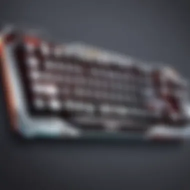 Sleek Fortnite-Themed Mechanical Keyboard