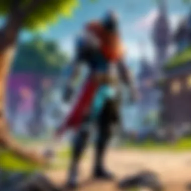 Strategist Analyzing Fortnite Tactics A strategist analyzing Fortnite tactics with a notepad