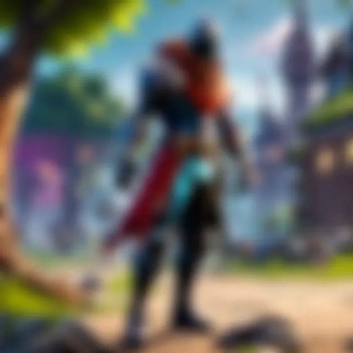 Strategist Analyzing Fortnite Tactics A strategist analyzing Fortnite tactics with a notepad