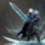 Dark Warrior wielding the Frostmourne Sword