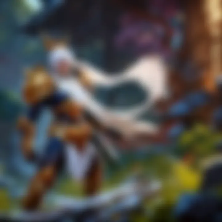 Innovative Installation Process Visualization Illustration of a futuristic device displaying Genshin Impact installation progress