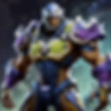 Apex Legends Character in Futuristic Environment