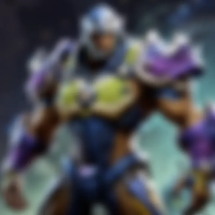 Apex Legends Character in Futuristic Environment