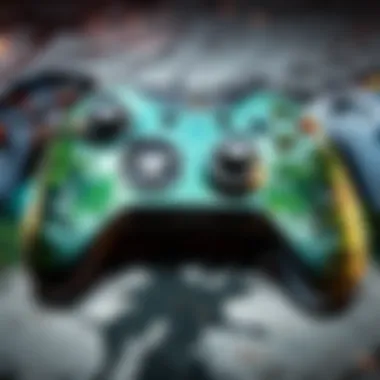 Illustration of a gamer enjoying using Xbox controller on PC