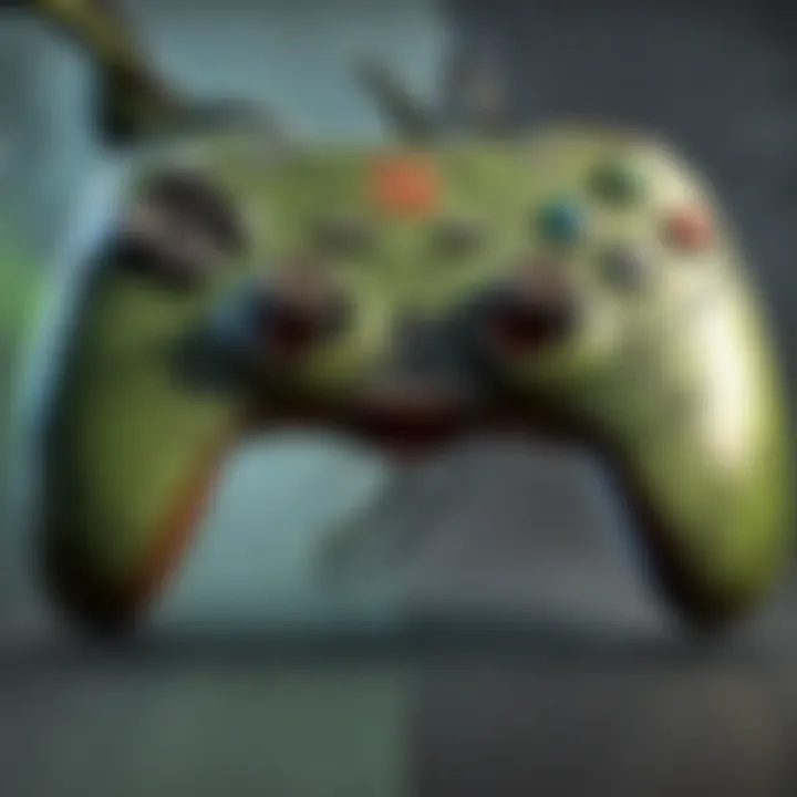 Gaming Controller with Call of Duty Emblem