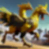 Glamorous Chocobo Racing at FFXIV Gold Saucer