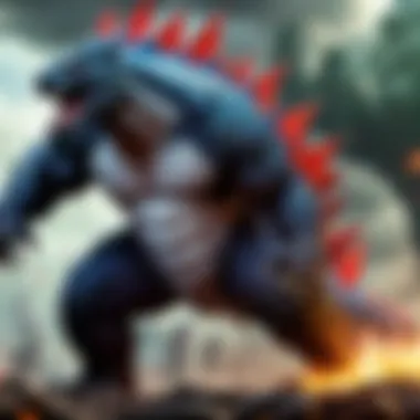 Epic Godzilla Battle in MTG