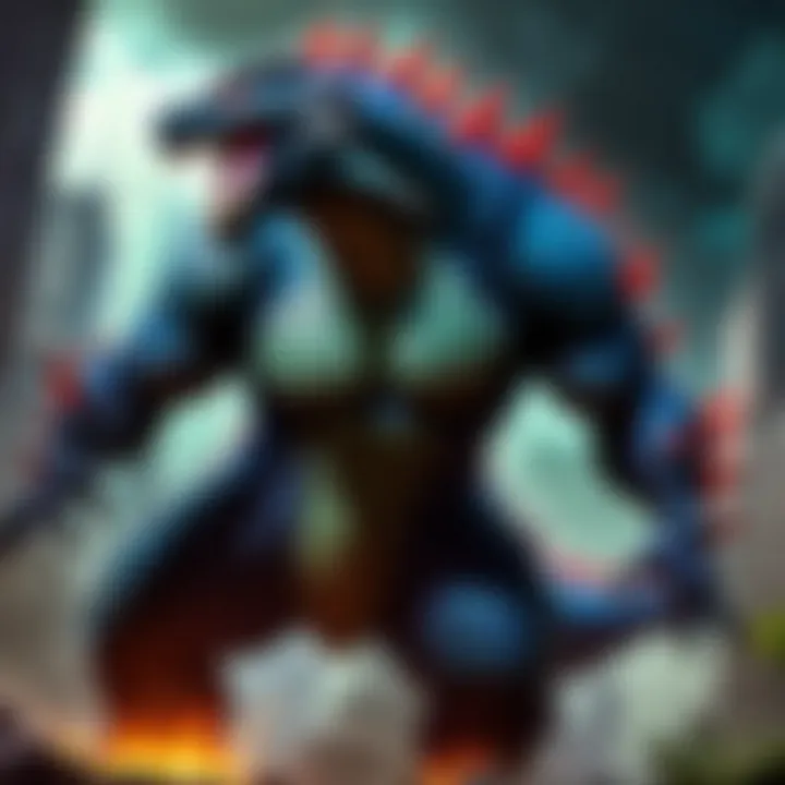 Majestic Godzilla Creature in MTG