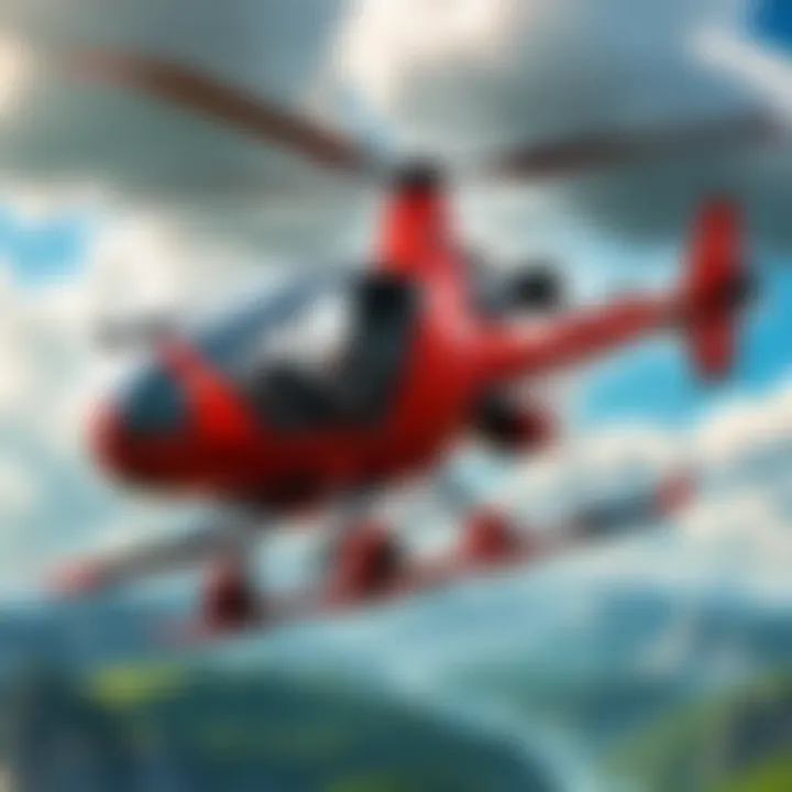 A regulatory framework visual representing the airspace for gyrocopter drones