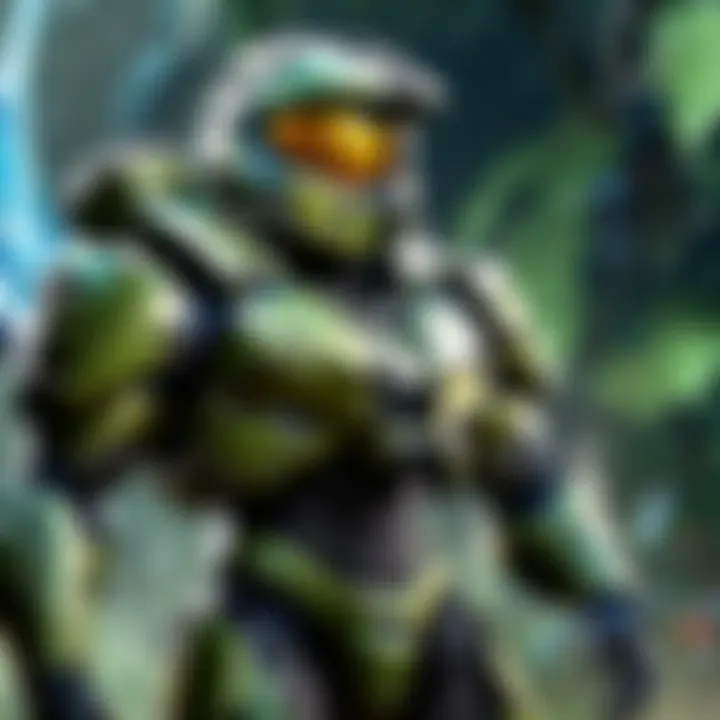 Artistic Representation of Halo's Evolution