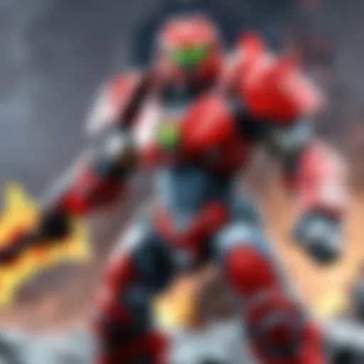 Masterful Warrior in Battle