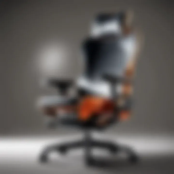 Close-up of the Embody chair fabric, highlighting its premium materials and aesthetic appeal.