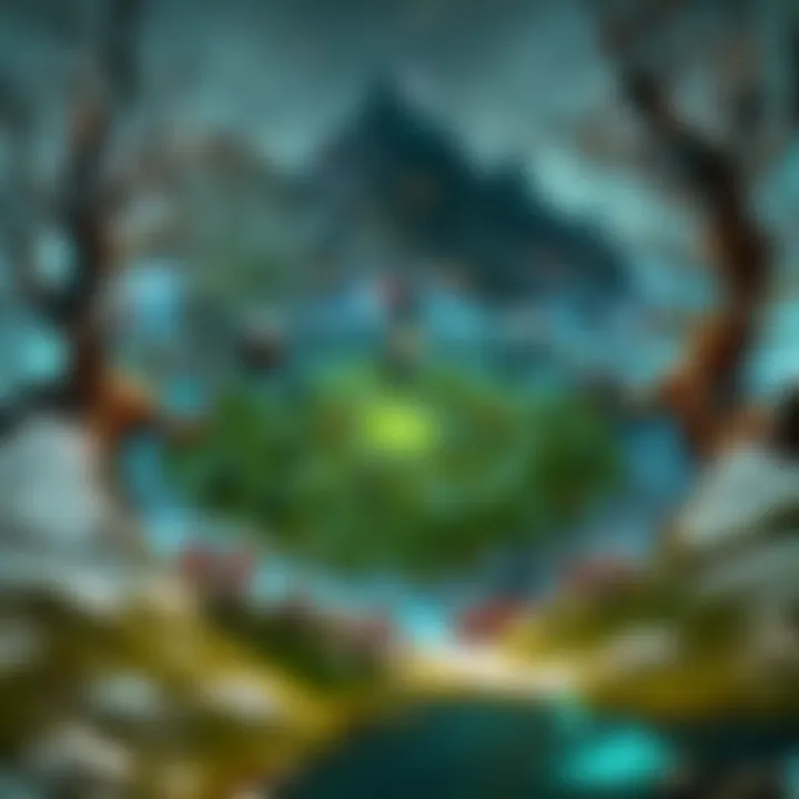 Visual representation of network settings for gaming