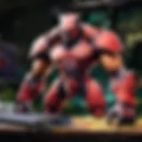 A captivating Twitch streaming setup featuring high-quality equipment and a vibrant backdrop.