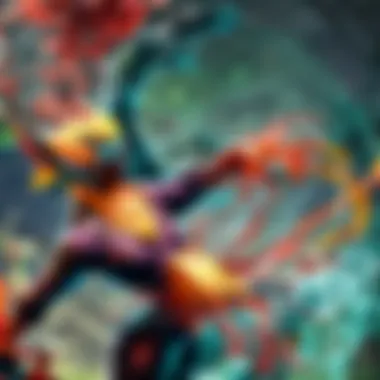 Network latency illustrated with waves and graphs