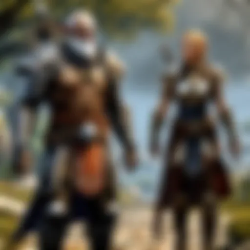 A dynamic duo exploring the landscape of Tamriel