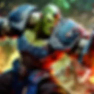 Focused player engaged in a Dota match