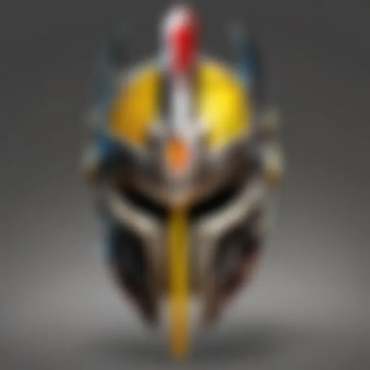 Concept art illustrating the lore behind the Icon Sinner Helmet.