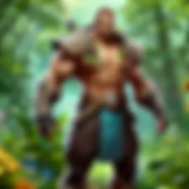 A serene herbal garden showcasing a variety of medicinal plants