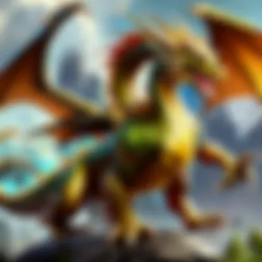 Card Attributes and Abilities of Goldspan Dragon Close-up of Goldspan Dragon's card showcasing its abilities