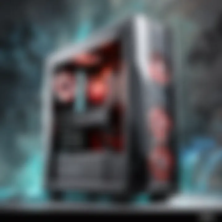 Innovative Cooling System of Wall Mounted PC Case