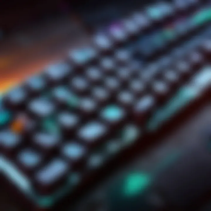 Customizable RGB Lighting Innovative Everest Keyboard design with customizable RGB lighting