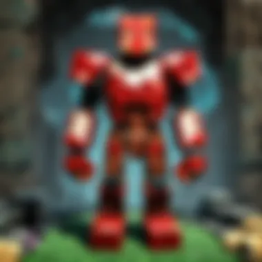 Intricate redstone circuitry in a Minecraft world