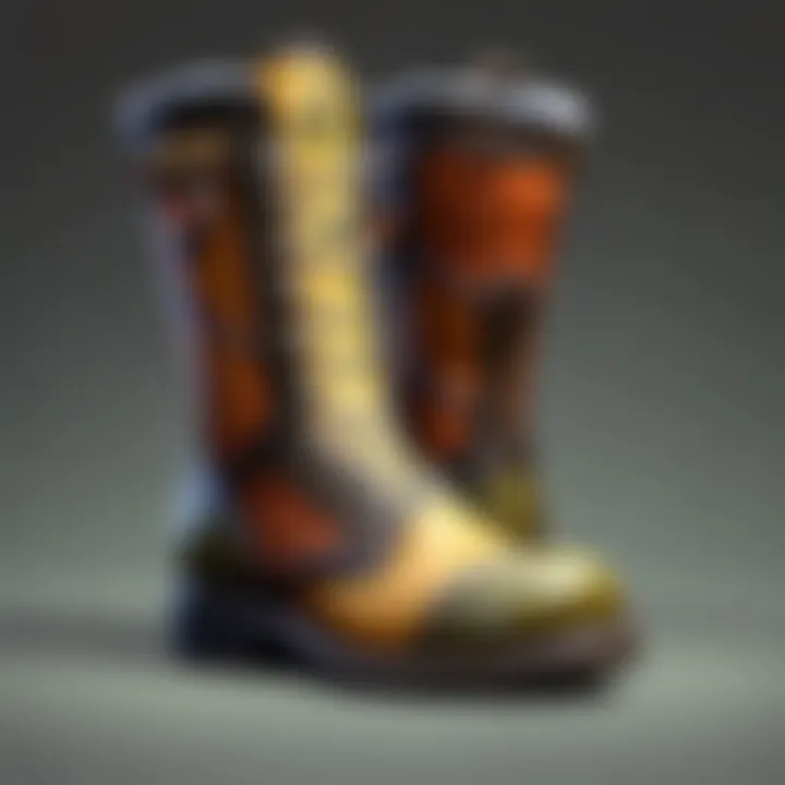 Luxurious Jungla Boots materials