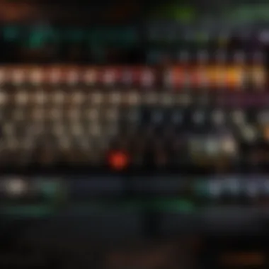 Customizable RGB keyboard for personalized gaming setup