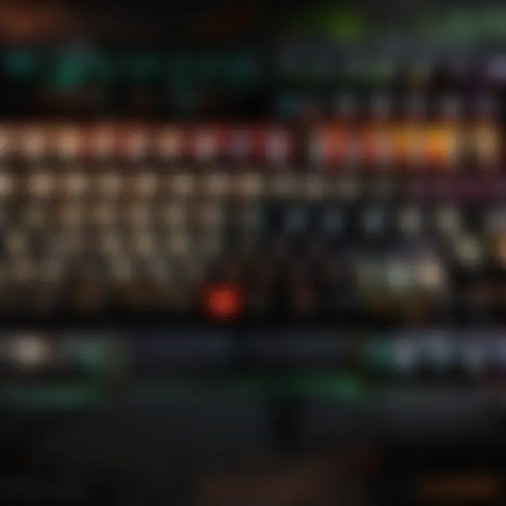 Customizable RGB keyboard for personalized gaming setup