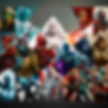 Legendary League of Legends Champions Collage