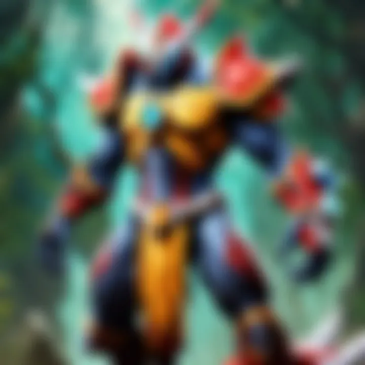 Illustration of Leonhart Pokemon engaging with a global audience during a live unboxing event